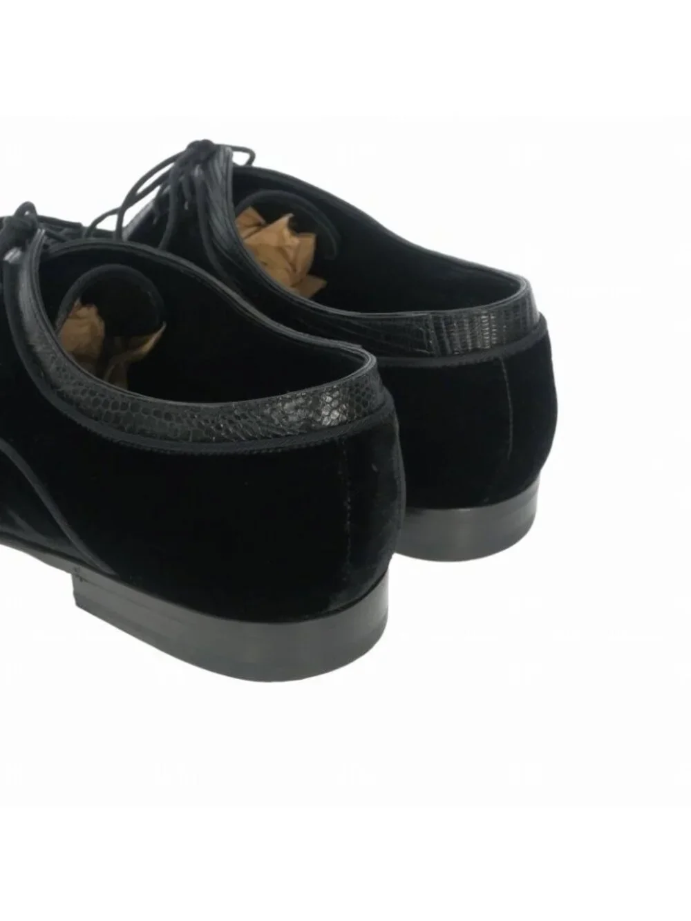 Dolce & Gabbana Velour Dress Shoes 6.5 Black